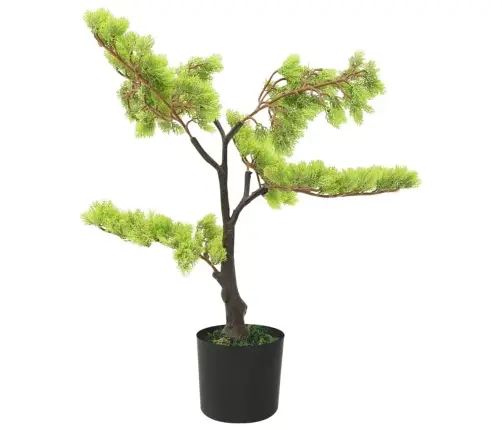 Dirbtinis Kiparisinis Bonsai Medelis Su Vazonu, 60cm Žalias