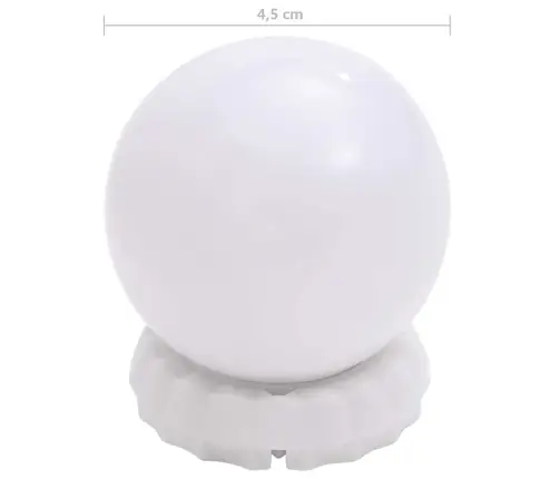 Spoguļa Gaisma Ar 8 Led Spuldzēm, Silti Un Vēsi Balta Vidaxl