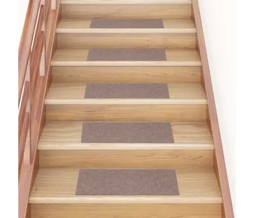 Isekleepuvad Trepimatid, 15 Tk, 60 X 25 cm Helepruunid, Ristkülikukujulised