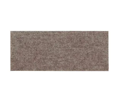 Kāpņu Paklājiņi, Pašlīmējoši, 15 Gab., 60X25 Cm, Bēši, Taisnstūrveida Vidaxl