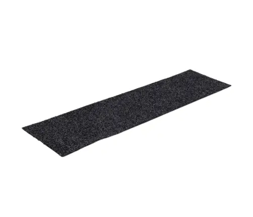 Kāpņu Paklājiņi, Pašlīmējoši, 15 Gab., 76X20 Cm, Pelēki, Taisnstūrveida Vidaxl