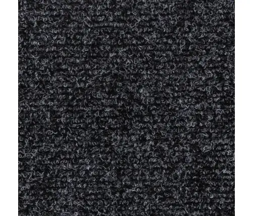 Kāpņu Paklājiņi, Pašlīmējoši, 15 Gab., 76X20 Cm, Pelēki, Taisnstūrveida Vidaxl