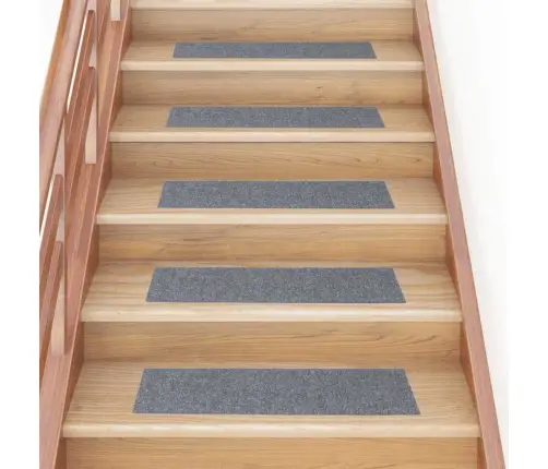 Kāpņu Paklājiņi, Pašlīmējoši, 15 Gab., 76X20 Cm, Gaiši Pelēki, Taisnstūrveida Vidaxl Kāpņu Paklājiņi, Pašlīmējoši, 15 Gab., 76X20 Cm, Gaiši Pelēki, Taisnstūrveida Vidaxl