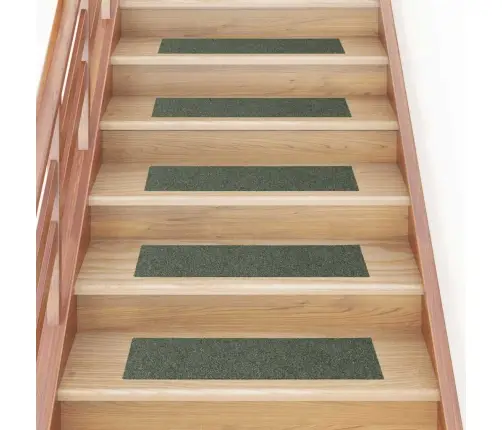 Kāpņu Paklājiņi, Pašlīmējoši, 15 Gab., 76X20 Cm, Zaļi, Taisnstūrveida Vidaxl Kāpņu Paklājiņi, Pašlīmējoši, 15 Gab., 76X20 Cm, Zaļi, Taisnstūrveida Vidaxl