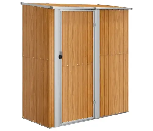 Sodo Sandėliukas, 180,5X97X209,5 cm Cinkuotas Plienas, Medžio Imitacija