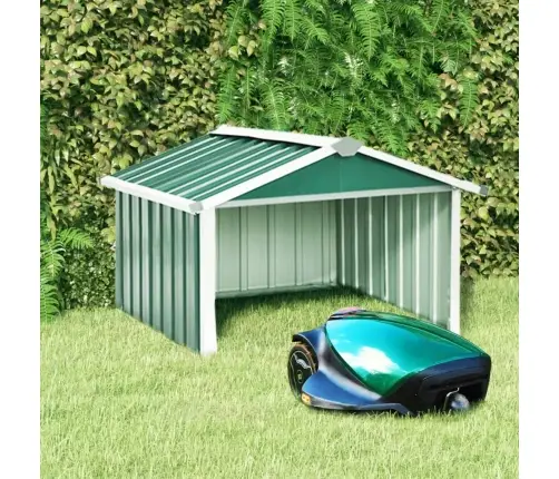 Sodo Roboto Vejapjovės Garažas, Žalias, 92X97X63cm Plienas