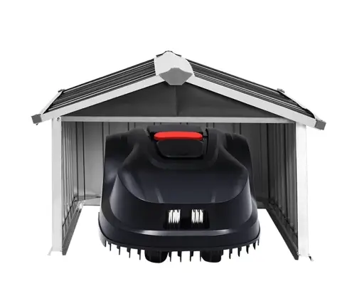 Robotizēta Zāles Pļāvēja Novietne, 92X97X63 Cm, Antracītpelēka Vidaxl