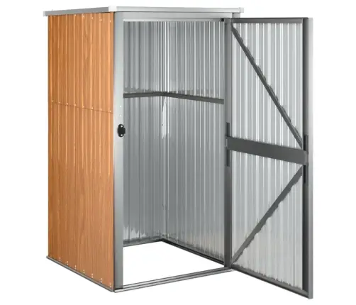 Dārza Šķūnis, Brūns, 88X89X161 Cm, Cinkots Tērauds Vidaxl