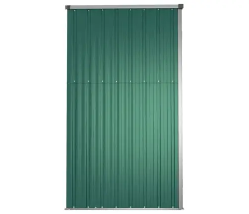 Dārza Šķūnis, Zaļš, 161X89X161 Cm, Cinkots Tērauds Vidaxl
