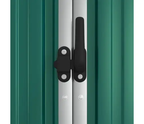 Dārza Šķūnis, Zaļš, 161X89X161 Cm, Cinkots Tērauds Vidaxl