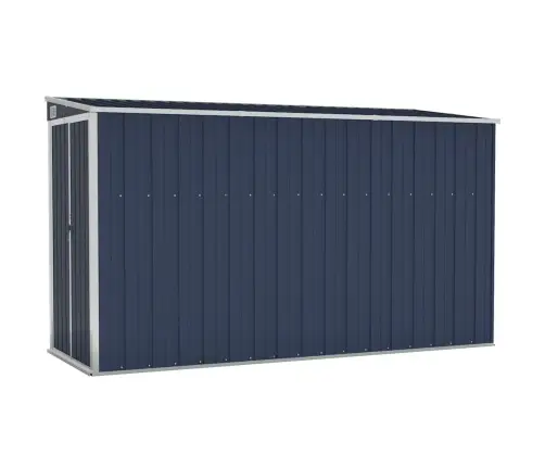 Dārza Šķūnis, Antracītpelēks, 118X288X178 Cm, Tērauds Vidaxl