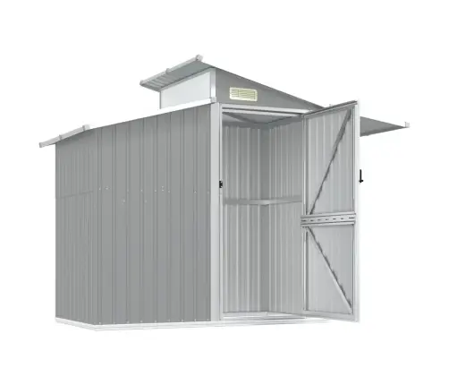 Sodo Pašiūrė, Pilka, 270X130X208,5cm Galvanizuotas Plienas