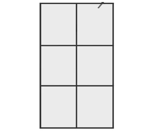 Dušinurga Sein, Läbipaistev Esg-Klaas, 115X195 cm Must