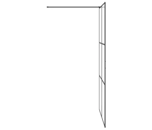 Dušinurga Sein, Läbipaistev Esg-Klaas, 115X195 cm Must