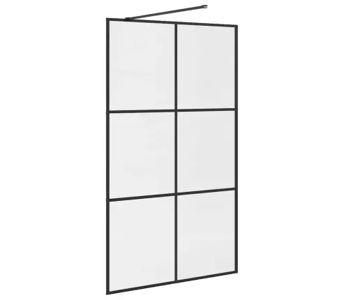 Dušinurga Sein, Läbipaistev Esg-Klaas, 115X195 cm Must