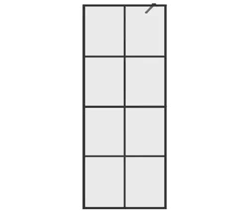 Dušinurga Sein, Läbipaistev Esg-Klaas, 80X195 cm Must
