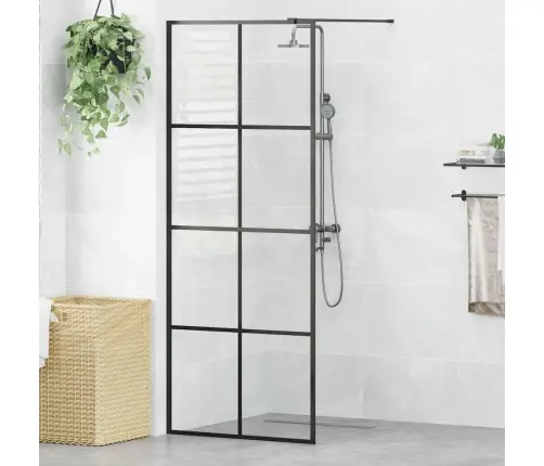 Dušinurga Sein, Läbipaistev Esg-Klaas, 80X195 cm Must