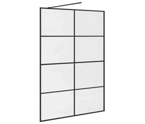 Dušo Sienelė Su Skaidriu Esg Stiklu, Juodos Spalvos, 140X195Cm