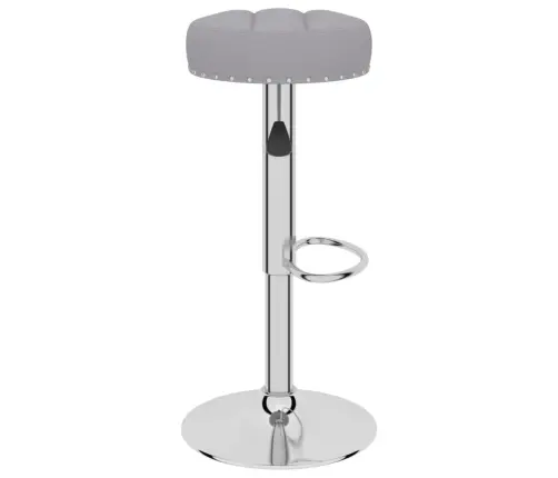 Bāra Krēsli, 2 Gab., Pelēks Audums Vidaxl