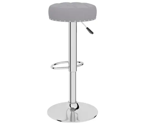 Bāra Krēsli, 2 Gab., Pelēks Audums Vidaxl