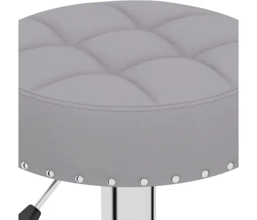 Bāra Krēsli, 2 Gab., Pelēks Audums Vidaxl