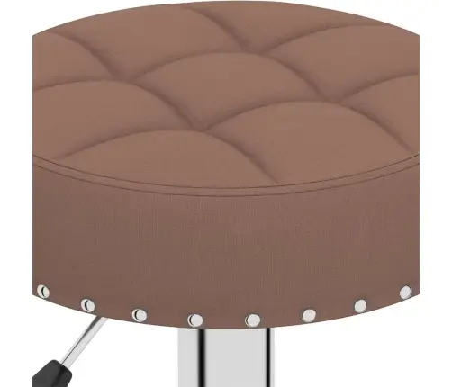 Bāra Krēsli, 2 Gab., Brūns Audums Vidaxl