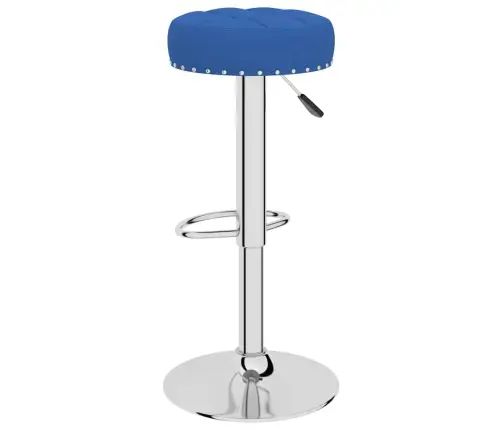 Bāra Krēsli, 2 Gab., Zils Audums Vidaxl