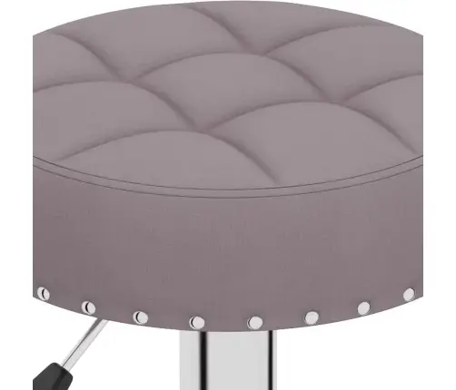 Bāra Krēsli, 2 Gab., Pelēkbrūns Audums Vidaxl