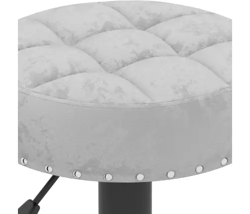 Bāra Krēsli, 2 Gab., Pelēks Samts Vidaxl