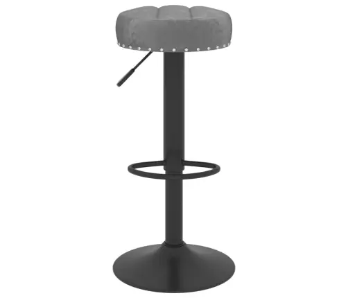 Bāra Krēsli, 2 Gab., Tumši Pelēks Samts Vidaxl