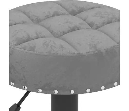 Bāra Krēsli, 2 Gab., Tumši Pelēks Samts Vidaxl