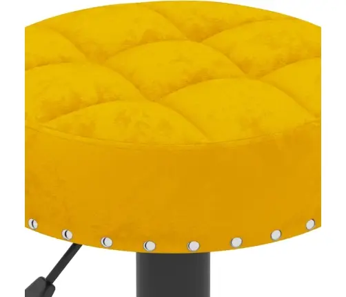 Bāra Krēsli, 2 Gab., Sinepju Dzeltens Samts Vidaxl