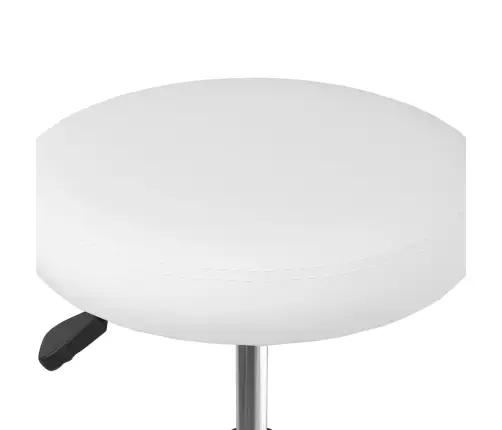 Söögitoolid 2 Tk, Valge, Kunstnahk