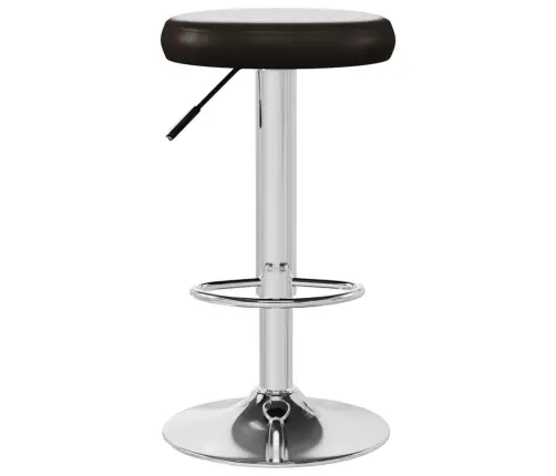 Bāra Krēsli, 2 Gab., Brūna Mākslīgā Āda Vidaxl