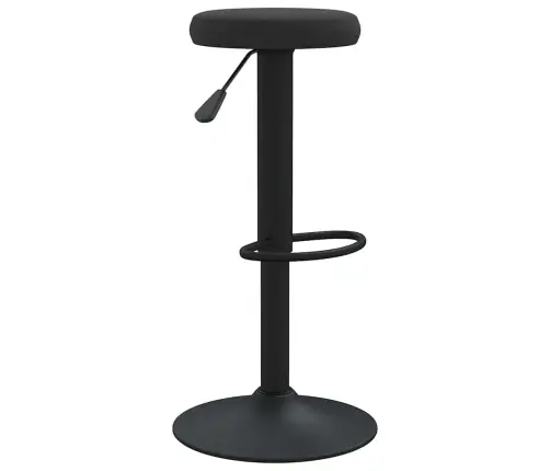 Baro Taburetės, 2Vnt., Juodos Spalvos, Aksomas