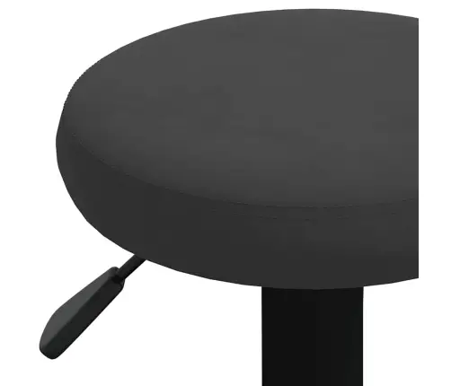 Baro Taburetės, 2Vnt., Juodos Spalvos, Aksomas