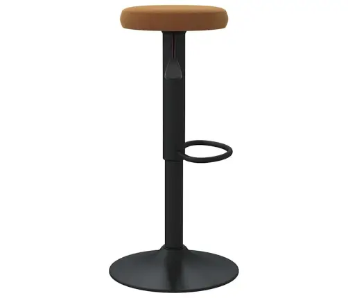 Baro Taburetės, 2Vnt., Rudos Spalvos, Aksomas