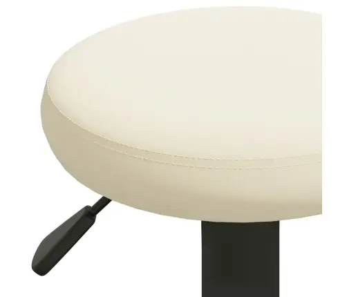 Bāra Krēsli, 2 Gab., Krēmkrāsas Samts Vidaxl