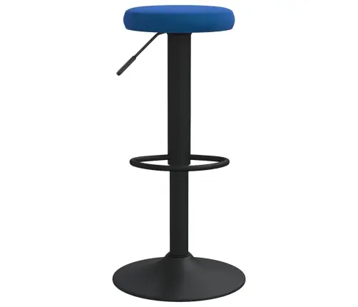 Bāra Krēsli, 2 Gab., Zils Samts Vidaxl