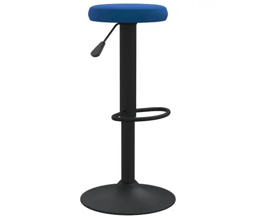 Bāra Krēsli, 2 Gab., Zils Samts Vidaxl