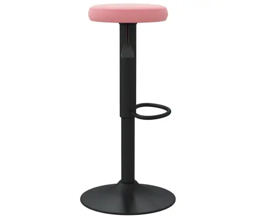 Bāra Krēsli, 2 Gab., Rozā Samts Vidaxl