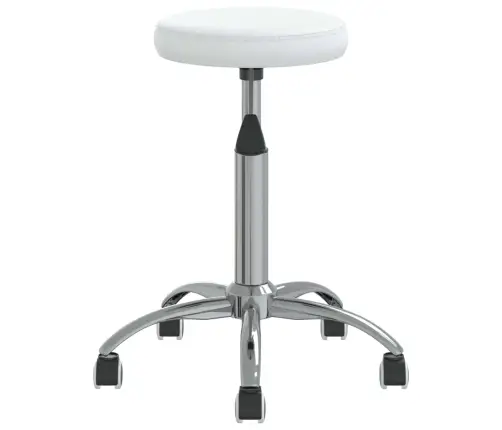 Grozāms Biroja Krēsls, Balta Mākslīgā Āda Vidaxl