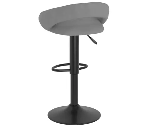 Bāra Krēsli, 2 Gab., Gaiši Pelēks Samts Vidaxl