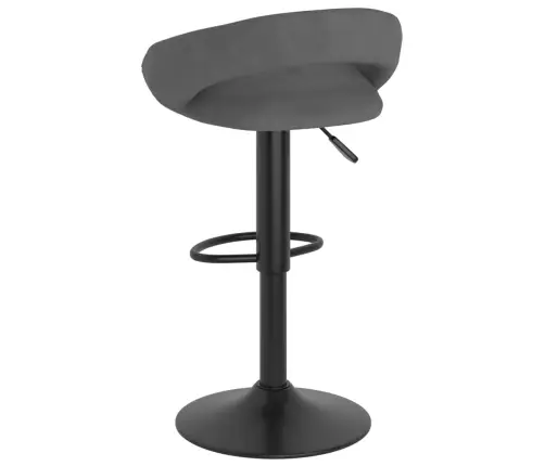 Bāra Krēsli, 2 Gab., Tumši Pelēks Samts Vidaxl