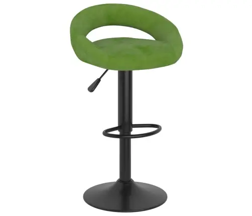 Bāra Krēsli, 2 Gab., Gaiši Zaļš Samts Vidaxl