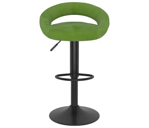 Bāra Krēsli, 2 Gab., Gaiši Zaļš Samts Vidaxl