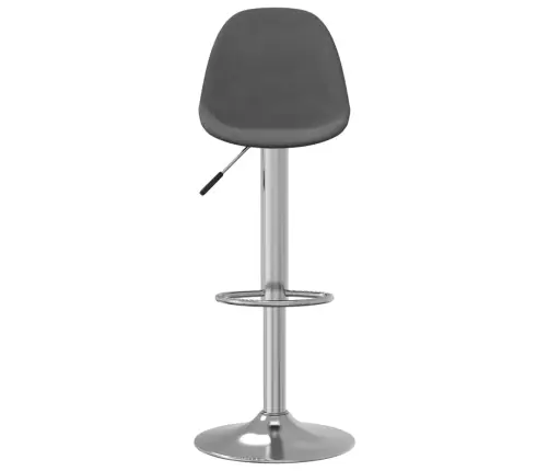 Bāra Krēsli, 2 Gab., Tumši Pelēks Audums Vidaxl