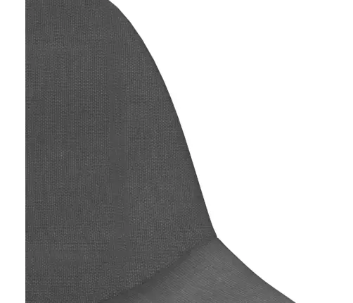 Bāra Krēsli, 2 Gab., Tumši Pelēks Audums Vidaxl