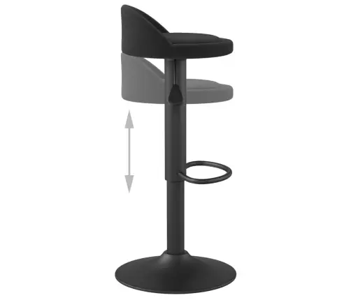 Bāra Krēsls, Melns Samts Vidaxl