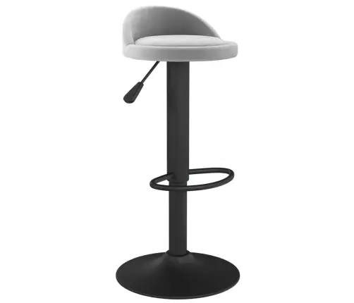 Bāra Krēsls, Gaiši Pelēks Samts Vidaxl